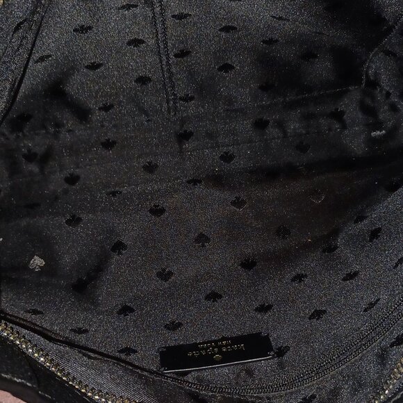 Kate Spade Leila Medium Triple Compartment Shoulder Bag - Black / Pink - Picture 5 of 12